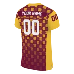 custom central michigan chippewas stacked rectangle maroon jersey best selling