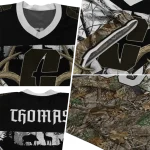 custom charlotte 49ers antler skull camouflage hunting jersey best selling