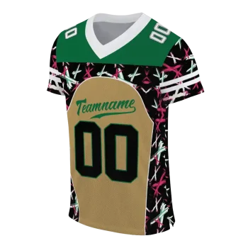 custom charlotte 49ers brushstroke xs gold black jersey fashion forward