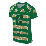 custom charlotte 49ers layered grids green jersey best selling