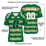 custom charlotte 49ers layered grids green jersey best selling