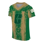 custom charlotte 49ers rugged stripes green jersey best selling