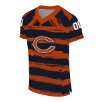custom chicago bears art stripe blue jersey best selling
