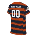 custom chicago bears art stripe blue jersey best selling