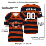 custom chicago bears art stripe blue jersey best selling