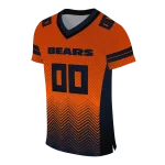 custom chicago bears halftone sweep orange black jersey best selling