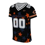custom chicago bears star cluster black jersey best selling