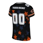 custom chicago bears star cluster black jersey best selling