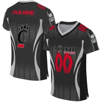 custom cincinnati bearcats dynamic dots black jersey best selling