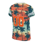 custom cincinnati bengals horizon palm sunset jersey best selling