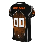 custom clemson tigers halftone slant orange black jersey best selling