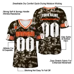 custom cleveland browns camouflage abstract brown jersey best selling