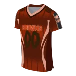 custom cleveland browns dynamic dots orange jersey best selling