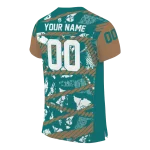 custom coastal carolina chanticleers camo shatter green jersey best selling