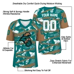 custom coastal carolina chanticleers camo shatter green jersey best selling