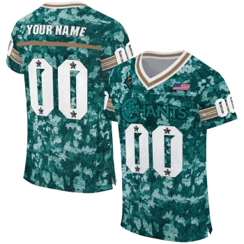 custom coastal carolina chanticleers camouflage abstract green jersey best selling