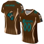 custom coastal carolina chanticleers dynamic dots gold jersey best selling