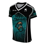 custom coastal carolina chanticleers halftone slant green black jersey best selling