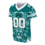 custom coastal carolina chanticleers mirrored pattern green jersey best selling