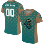 custom coastal carolina chanticleers stacked rectangle green jersey best selling