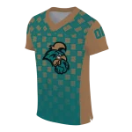 custom coastal carolina chanticleers stacked rectangle green jersey best selling
