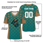 custom coastal carolina chanticleers stacked rectangle green jersey best selling