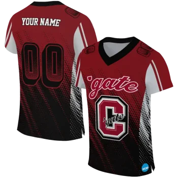 custom colgate raiders halftone flow maroon black jersey best selling