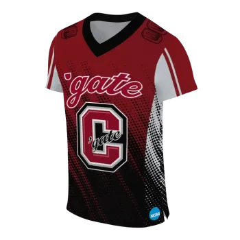 custom colgate raiders halftone flow maroon black jersey fashion forward