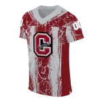 custom colgate raiders rugged stripes maroon jersey best selling
