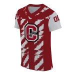 custom colgate raiders stripe block maroon jersey best selling