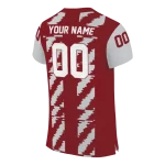 custom colgate raiders stripe block maroon jersey best selling