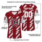 custom colgate raiders stripe block maroon jersey best selling