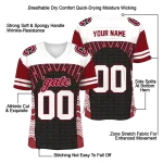 custom colgate raiders tire arrows maroon black white jersey best selling