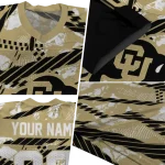 custom colorado buffaloes camo shatter gold jersey best selling