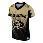 custom colorado buffaloes halftone flow gold black jersey best selling