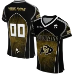 custom colorado buffaloes halftone slant gold black jersey best selling