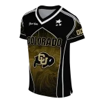 custom colorado buffaloes halftone slant gold black jersey best selling