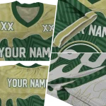 custom colorado state rams dripping flames green white jersey best selling