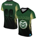 custom colorado state rams halftone flow green black jersey best selling