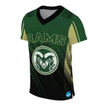 custom colorado state rams halftone flow green black jersey best selling