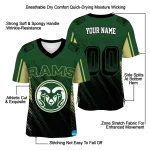 custom colorado state rams halftone flow green black jersey best selling