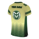 custom colorado state rams halftone sweep gold black jersey best selling