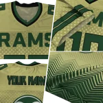 custom colorado state rams halftone sweep gold black jersey best selling