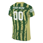 custom colorado state rams stripe splatter green jersey best selling