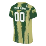 custom colorado state rams striped texture green jersey best selling