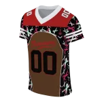 custom cornell big red brushstroke xs brown black jersey best selling
