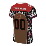 custom cornell big red brushstroke xs brown black jersey best selling