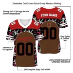 custom cornell big red brushstroke xs brown black jersey best selling