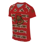custom cornell big red layered grids red jersey best selling