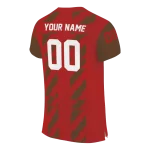 custom cornell big red stripe block red jersey best selling